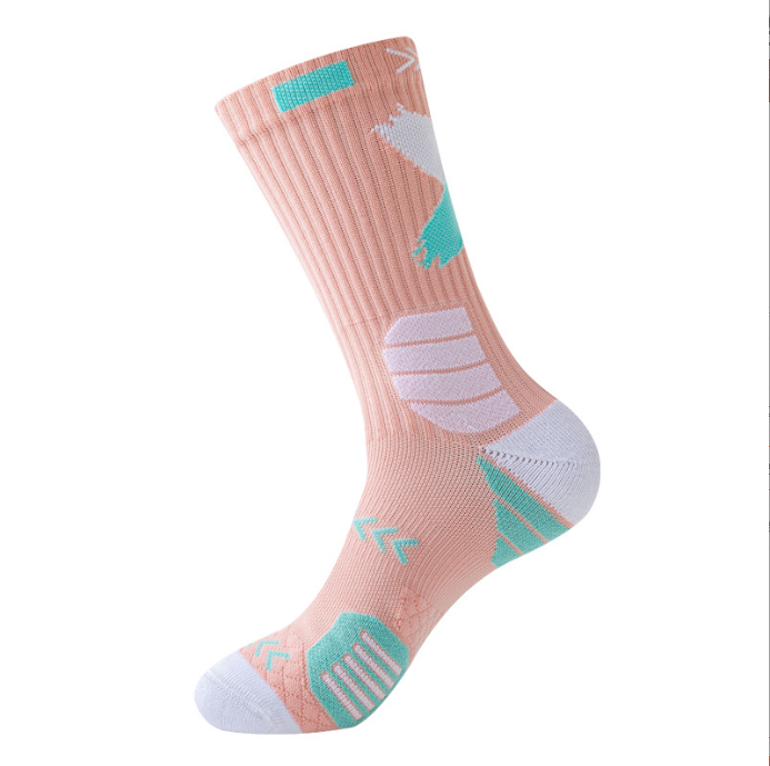 Basketball socks men's mid high tube autumn and winter practical towel bottom thickened anti slip shock-absorbing elite socks high top sports running