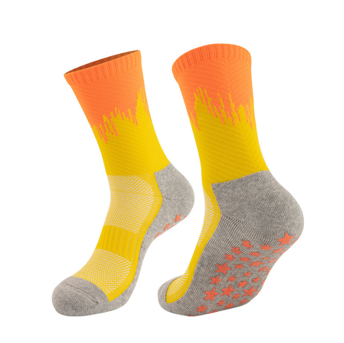 Men's Mid-Calf Precision Combed Cotton Sports Socks - Moisture-Wicking, Breathable, Odor-Free, Antibacterial Running Socks