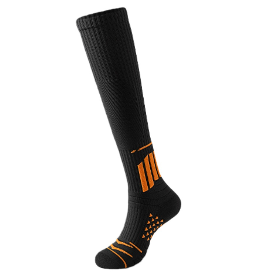 Football socks men's long tube winter thick towel bottom professional sports socks large size running socks cycling socks anti odor