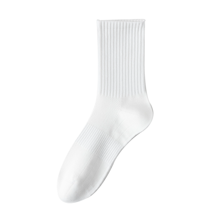 Men's summer thin boneless sports cotton socks enlarged（5 pairs）