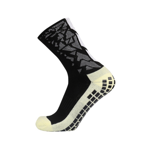 Men's Soccer Socks Mid-Calf Professional Thickened Towel Sole Mid-Calf Socks Anti-Slip Soccer Socks Durable Long Socks
