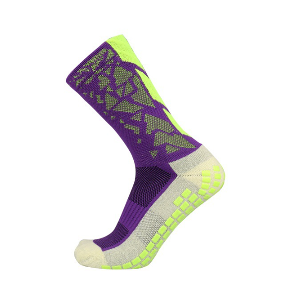 Men's Soccer Socks Mid-Calf Professional Thickened Towel Sole Mid-Calf Socks Anti-Slip Soccer Socks Durable Long Socks