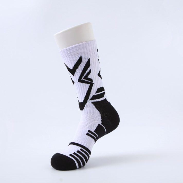 Jumping professional practical basketball socks men's running marathon towel bottom shock-absorbing, odor proof, sweat absorbing, breathable sports socks