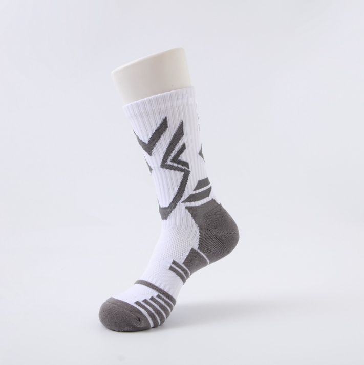 Jumping professional practical basketball socks men's running marathon towel bottom shock-absorbing, odor proof, sweat absorbing, breathable sports socks