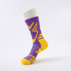 Yellow background with purple pattern