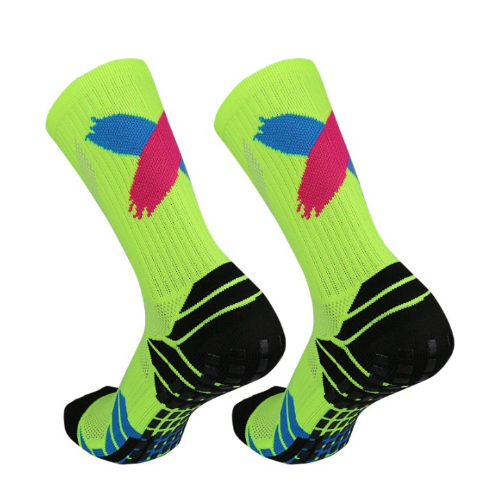 Men's socks, men's outdoor hiking and mountaineering socks, short and medium tube women's basketball socks, sweat absorbing towel bottom shock-absorbing sports socks（3 pairs）