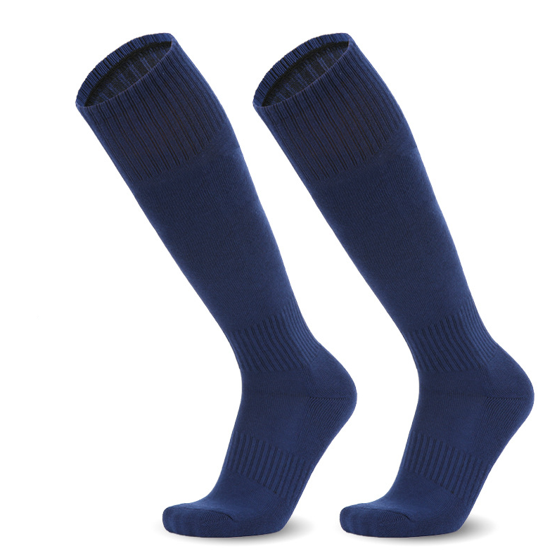 Professional long tube football socks with towel bottom, adult anti slip and sweat absorbing sports socks, thickened men's and children's high tube socks（3 pairs）