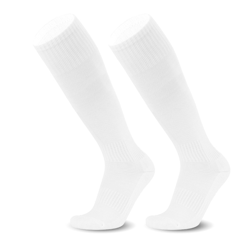 Professional long tube football socks with towel bottom, adult anti slip and sweat absorbing sports socks, thickened men's and children's high tube socks（3 pairs）