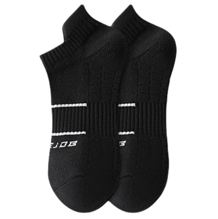 Elite Basketball Socks Men's Short Socks Thick Towel Socks Large Outdoor Sports Running Woolen Hoop Socks(5 pairs）