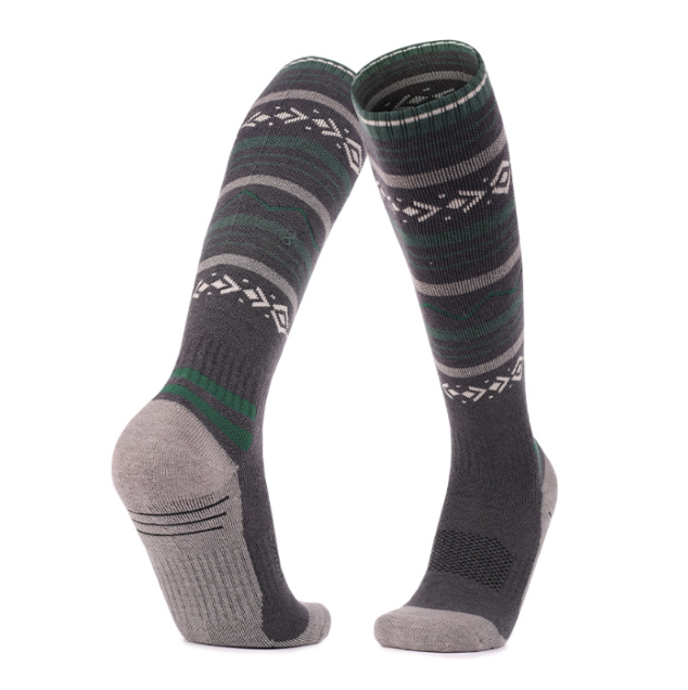 New Cotton Socks Merino Wool Men's Ski Socks Long Tube Outdoor Towel Bottom Thick Socks