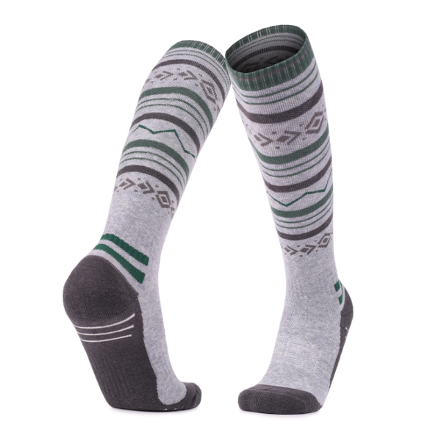 New Cotton Socks Merino Wool Men's Ski Socks Long Tube Outdoor Towel Bottom Thick Socks