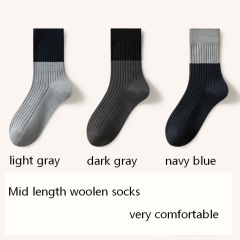 Navy blue+dark gray+light gray(3 pairs)