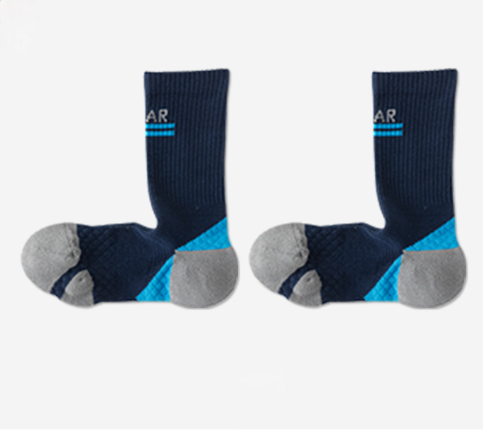 Professional basketball socks men's towel bottom mid tube socks breathable running sports socks anti slip, sweat absorbing, antibacterial elite socks（3 pairs）