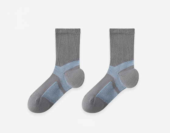 Professional basketball socks men's sweat absorbing towel bottom long socks summer mesh socks running training shock-absorbing professional sports socks（3 PAIRS)