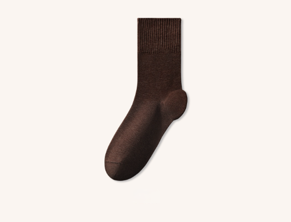100% cotton socks for men, anti cracking socks for autumn and winter, pure cotton heel protection, non strangling, loose mouth for men, anti heel cracking（3 PAIRS)