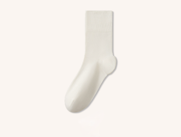 100% cotton socks for men, anti cracking socks for autumn and winter, pure cotton heel protection, non strangling, loose mouth for men, anti heel cracking（3 PAIRS)