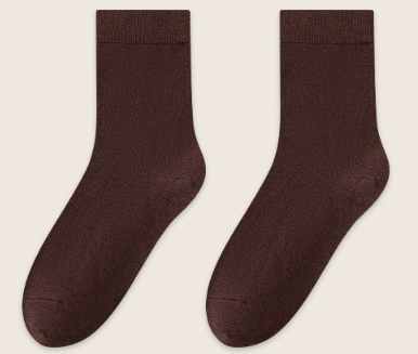 100% wool socks men's autumn and winter mid length socks Merino cashmere socks for warmth and thickening men's winter long socks（3 PAIRS）