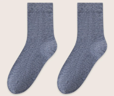 100% wool socks men's autumn and winter mid length socks Merino cashmere socks for warmth and thickening men's winter long socks（3 PAIRS）