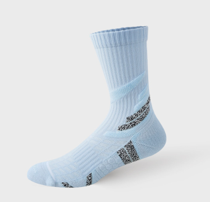 Men's Mid tube Practical Basketball Socks Towel Bottom Breathable Quick drying Sports Socks