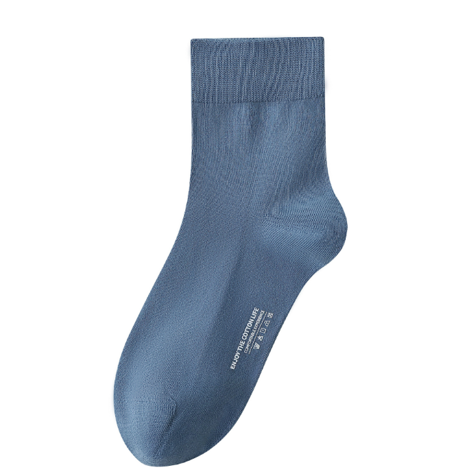 Socks men's pure cotton autumn and winter mid tube pure cotton antibacterial long socks autumn and winter warm cotton anti odor and sweat absorbing men's breathable cotton socks（5 PAIRS）