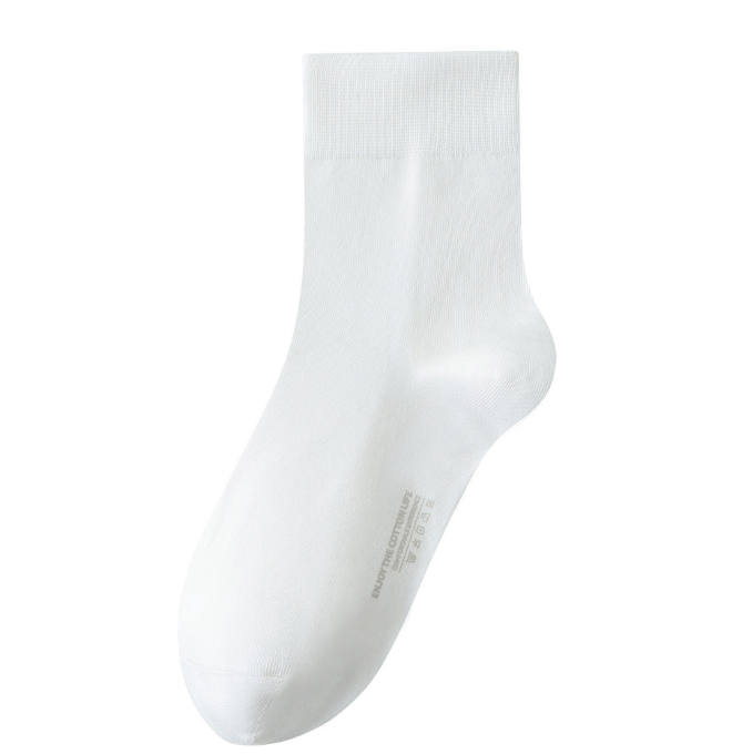 Socks men's pure cotton autumn and winter mid tube pure cotton antibacterial long socks autumn and winter warm cotton anti odor and sweat absorbing men's breathable cotton socks（5 PAIRS）