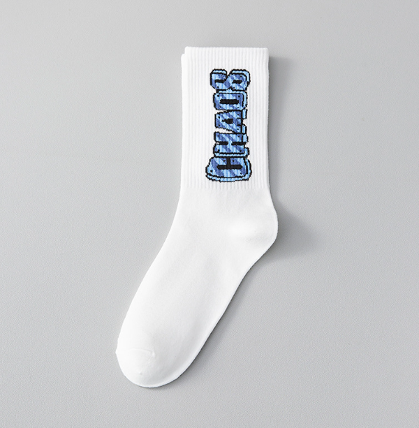 Basketball socks men's mid tube pure cotton sports junior high school trendy socks autumn and winter（5 PAIRS)