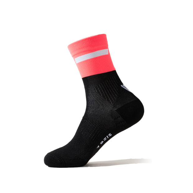 Men's Sports Socks, Cycling Socks, Road Cycling Socks, Durable Split-Cushion Sweat-Wicking Training Socks, Running Sock(5 PAIRS)