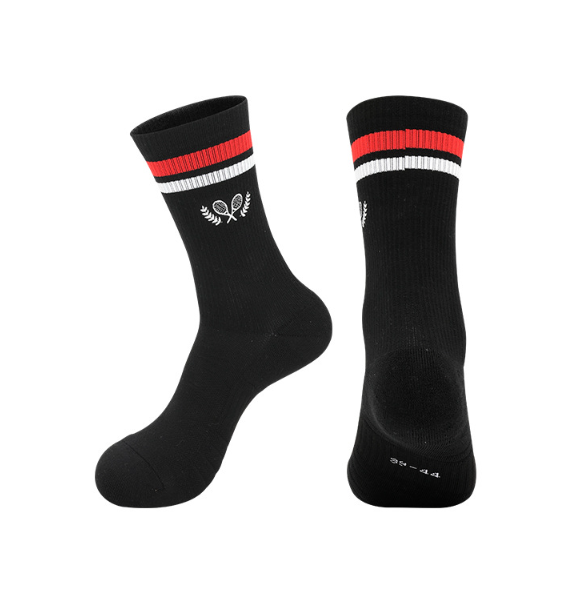 Autumn and Winter Professional Tennis Socks Anti slip Thick Breathable Towel Bottom Sports Socks for Men and Women, Practical Mid tube Socks Wholesale（3 pairs）