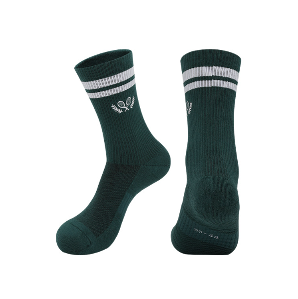 Autumn and Winter Professional Tennis Socks Anti slip Thick Breathable Towel Bottom Sports Socks for Men and Women, Practical Mid tube Socks Wholesale（3 pairs）