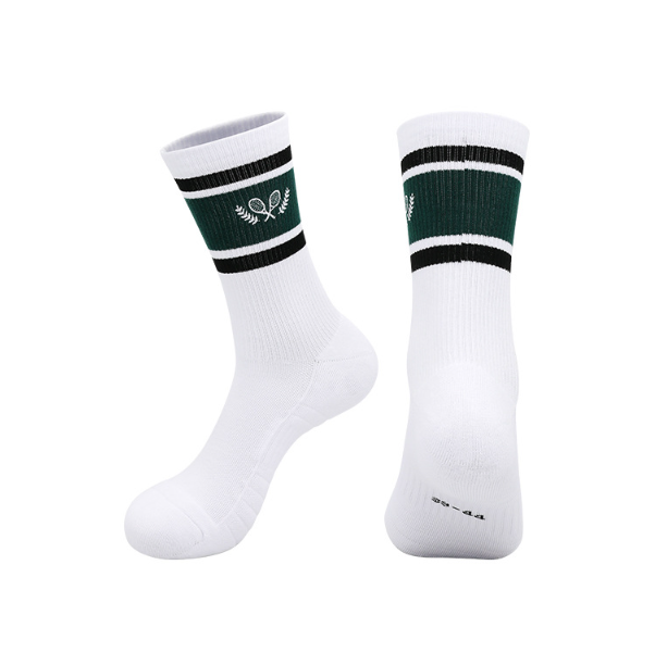 Autumn and Winter Professional Tennis Socks Anti slip Thick Breathable Towel Bottom Sports Socks for Men and Women, Practical Mid tube Socks Wholesale（3 pairs）