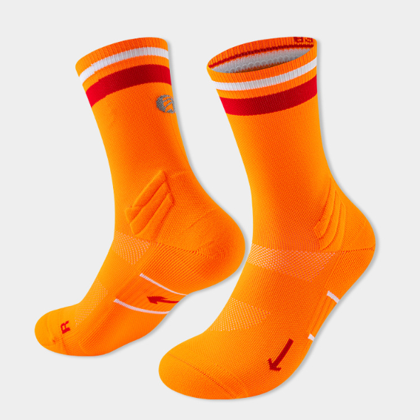 Professional marathon running socks, men's and women's mid length cycling socks, outdoor hiking and cross-country running sports socks（5 pairs）