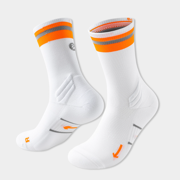 Professional marathon running socks, men's and women's mid length cycling socks, outdoor hiking and cross-country running sports socks（5 pairs）