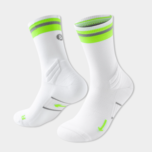 Professional marathon running socks, men's and women's mid length cycling socks, outdoor hiking and cross-country running sports socks（5 pairs）