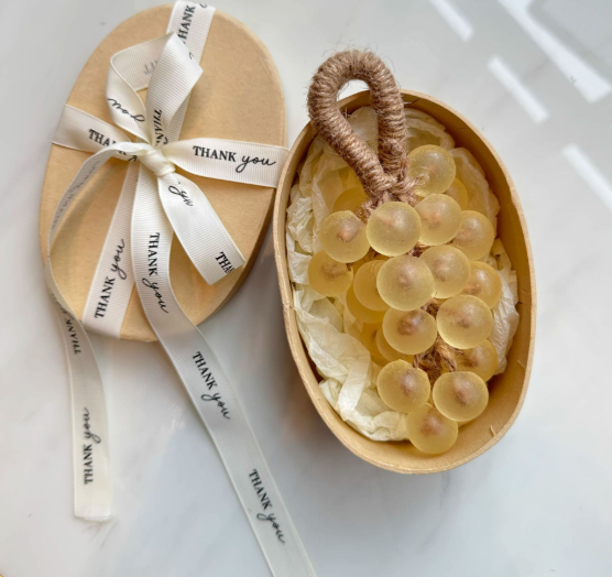 Soap Crystal Grape Soap Handmade DIY Transparent Grape String Handmade Soap Gift Box