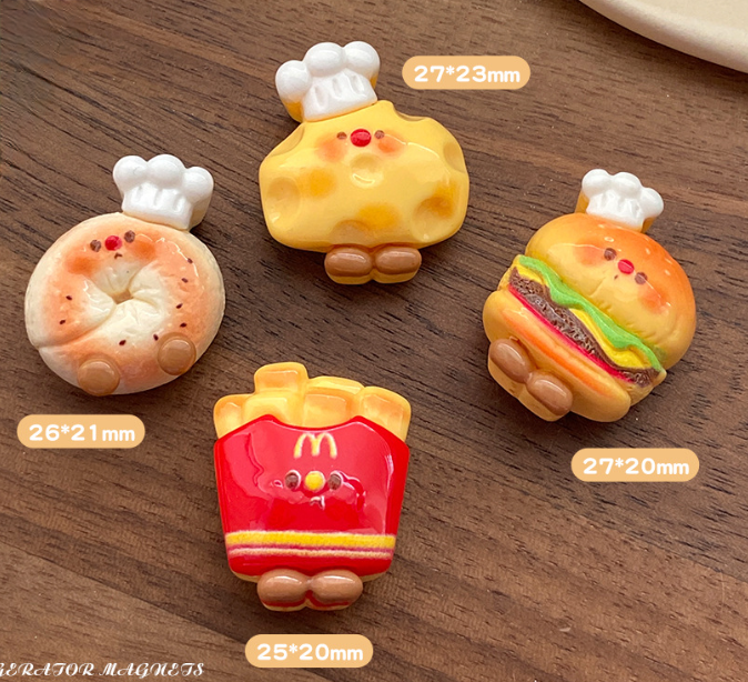 Refrigerator sticker cute magnetic sticker mini simulation food decoration