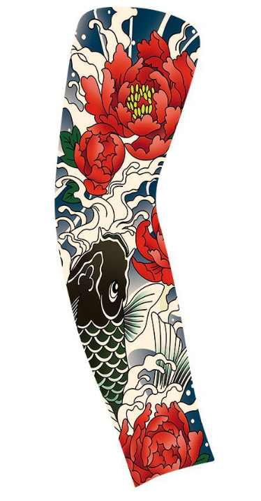 New Tattoo Ice Sleeves Men's Summer Anti UV Ice Silk Sunscreen Sleeves Cycling Protective Sleeves