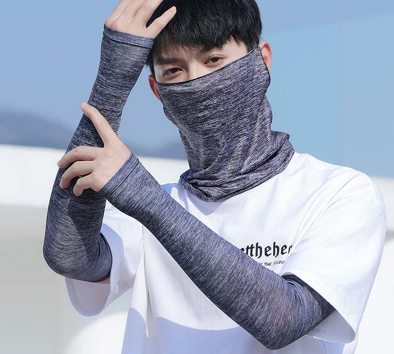 Summer sun protection, outdoor cycling, men's and women's UV protection, ice silk ice sleeve sleeves