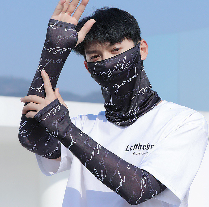 Summer sun protection, outdoor cycling, men's and women's UV protection, ice silk ice sleeve sleeves