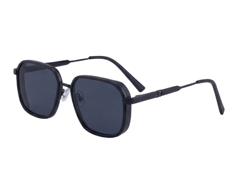New European and American Fashion Box Sunglasses Men's Metal Legs Outdoor Versatile Sunscreen Sunglasses
