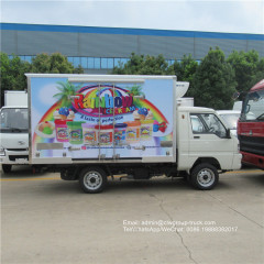 Foton right hand drive 1 ton refrigerated truck