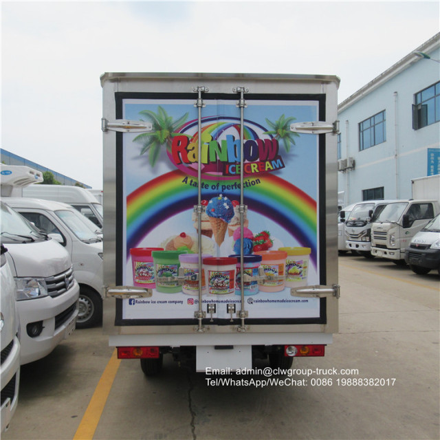 Foton right hand drive 1 ton refrigerated truck