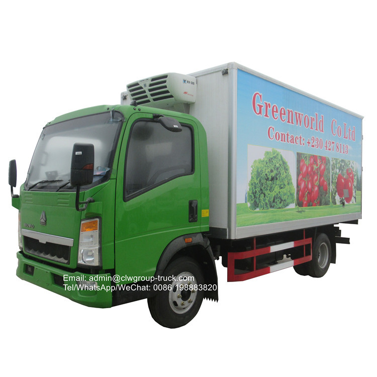 Sinotruk 4 ton refrigerated truck