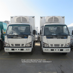 isuzu 130hp insulated truck box vehicle freezer