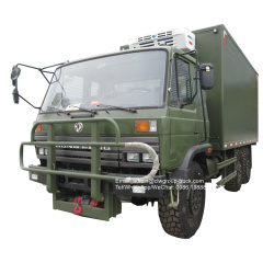 dongfeng 6x6 8tons box freezer truck refrigerator
