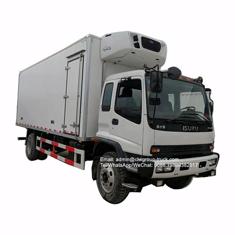 isuzu 240hp 6 wheeler reefer van 16 tons refrigerated truck