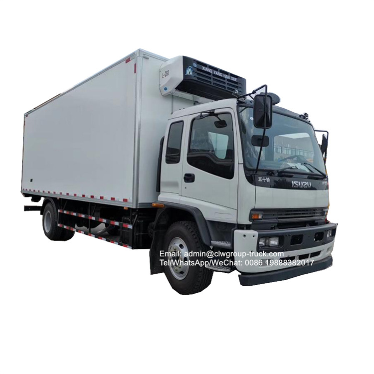 Isuzu 205hp 15 ton refrigerator trucks for sale