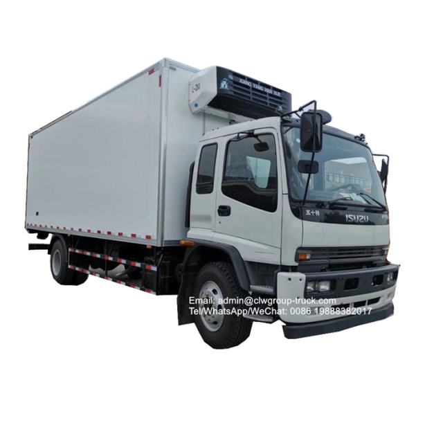 Isuzu 205hp 15 ton refrigerator trucks for sale