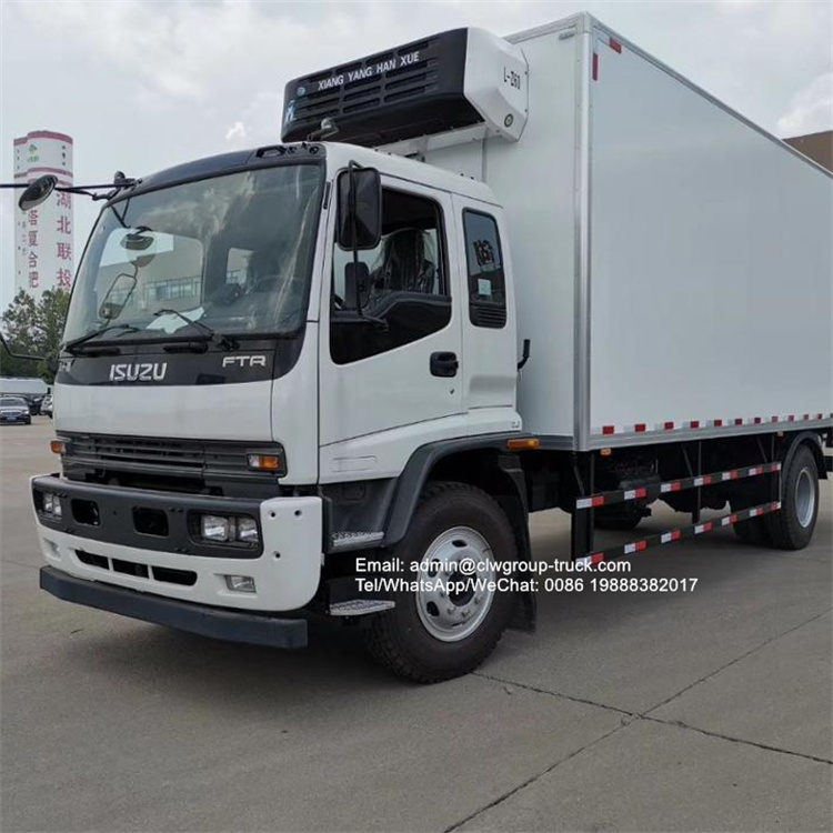 Isuzu 205hp 15 ton refrigerator trucks for sale