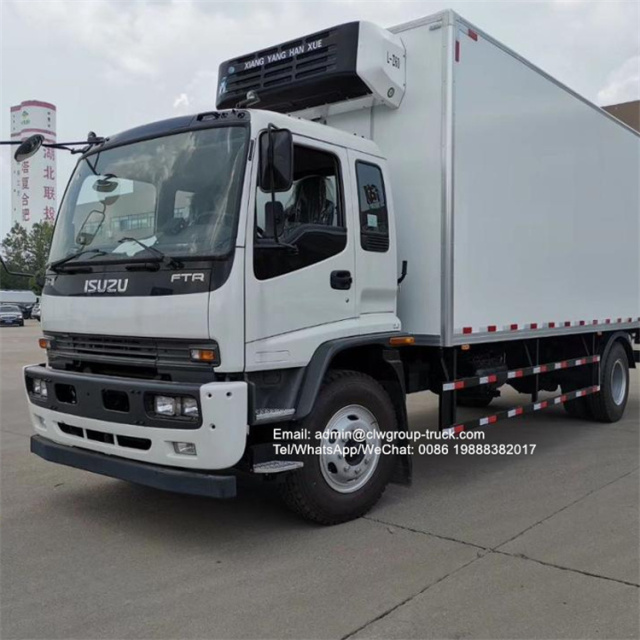 Isuzu 205hp 15 ton refrigerator trucks for sale