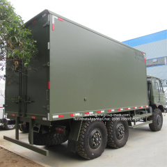 dongfeng 6x6 8tons box freezer truck refrigerator